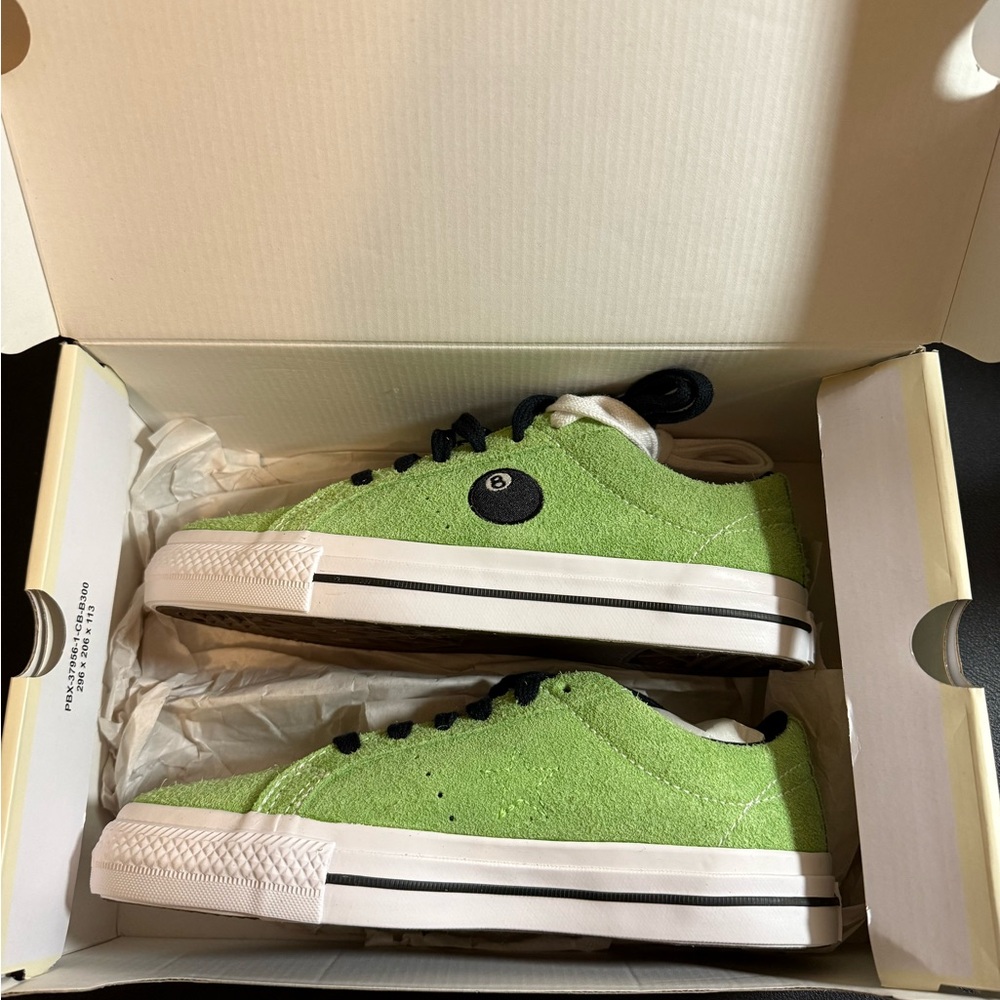 Size 5 - Converse Stussy X one star pro low 8 ball - Picture 3 of 8